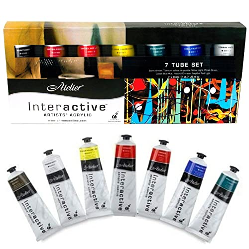 Chroma Atelier Interactive Acryl 80ml 7-Tubes - Image 3